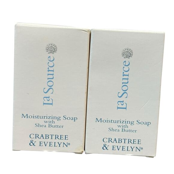 Crabtree Evelyn La Source Moisturizing Soap‎ Bar Shea Butter Hotel Travel Size 2 - Picture 1 of 4